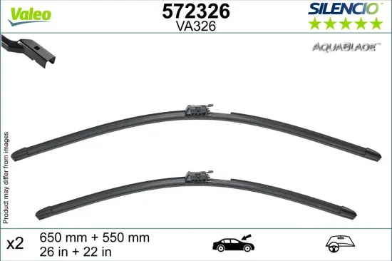 Wischblatt vorne VALEO 572326 Bild Wischblatt vorne VALEO 572326