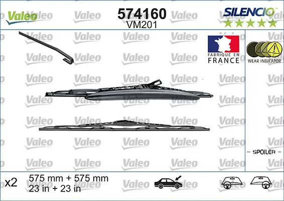 Wischblatt vorne VALEO 574160