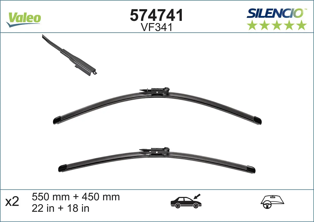 Wischblatt vorne VALEO 574741