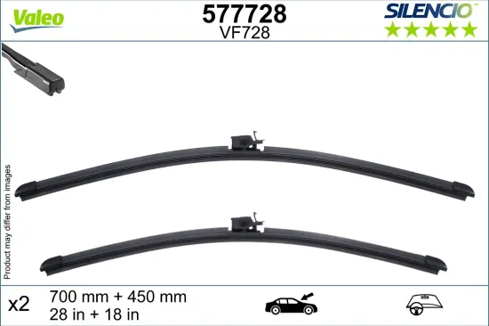Wischblatt vorne VALEO 577728 Bild Wischblatt vorne VALEO 577728