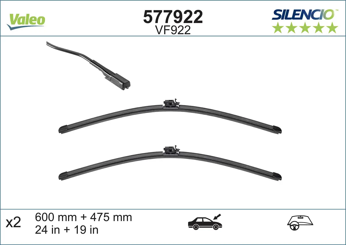 Wischblatt vorne VALEO 577922