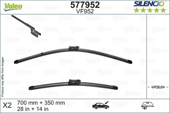 Wischblatt vorne VALEO 577952 Bild Wischblatt vorne VALEO 577952