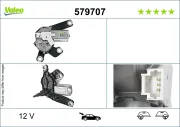 Wischermotor 12 V hinten VALEO 579707