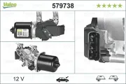 Wischermotor 12 V vorne VALEO 579738