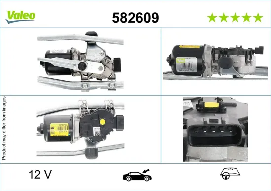 Wischermotor 12 V vorne VALEO 582609 Bild Wischermotor 12 V vorne VALEO 582609