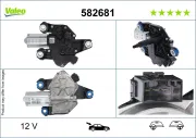 Wischermotor 12 V hinten VALEO 582681