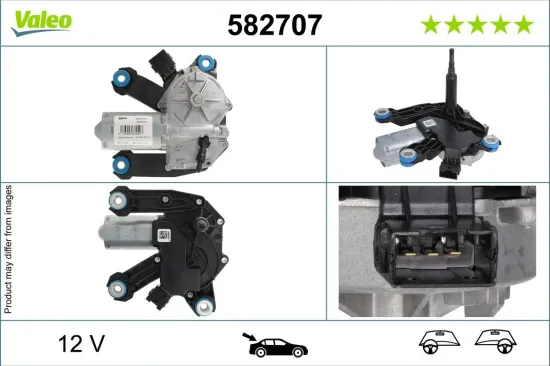 Wischermotor 12 V hinten VALEO 582707 Bild Wischermotor 12 V hinten VALEO 582707