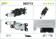Wischermotor 12 V hinten VALEO 582713
