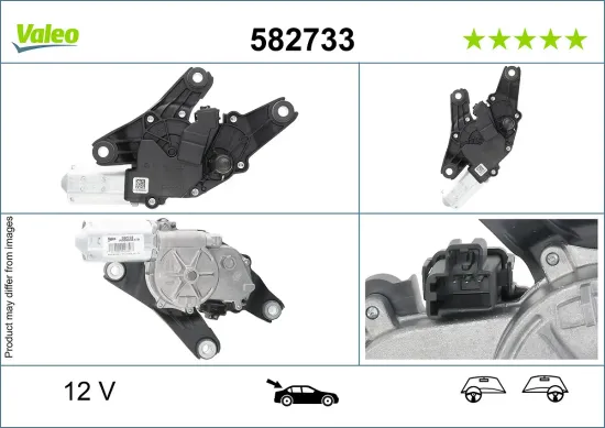 Wischermotor 12 V hinten VALEO 582733 Bild Wischermotor 12 V hinten VALEO 582733