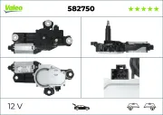 Wischermotor 12 V hinten VALEO 582750