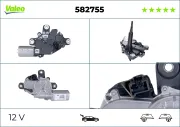 Wischermotor 12 V hinten VALEO 582755