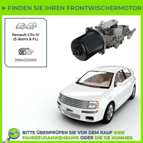 Wischermotor 12 V vorne VALEO 582756 Bild Wischermotor 12 V vorne VALEO 582756