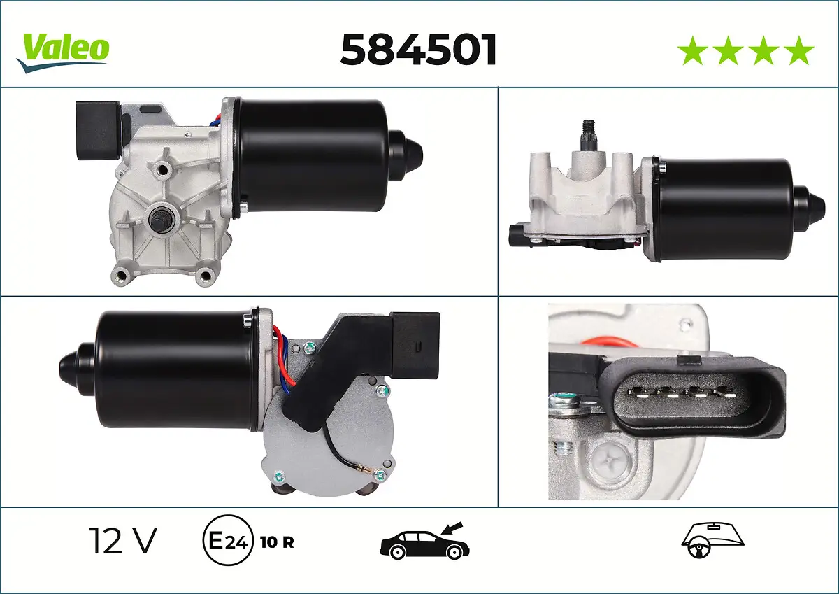 Wischermotor 12 V vorne VALEO 584501