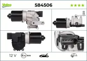 Wischermotor 12 V vorne VALEO 584506
