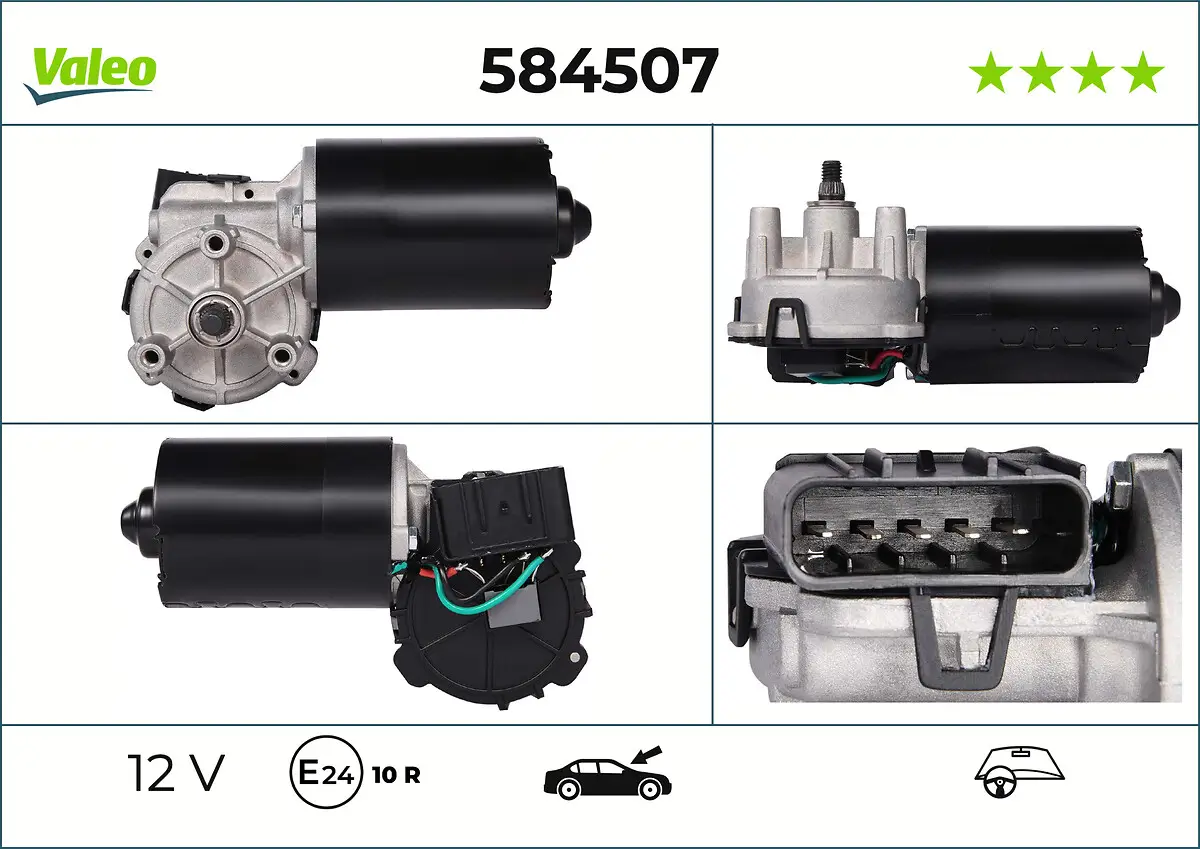 Wischermotor 12 V vorne VALEO 584507