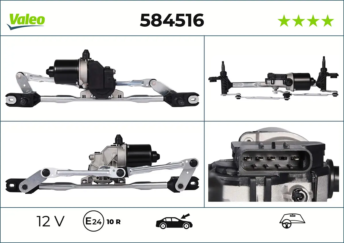 Scheibenreinigungsanlage 12 V vorne VALEO 584516