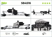 Scheibenreinigungsanlage 12 V vorne VALEO 584516