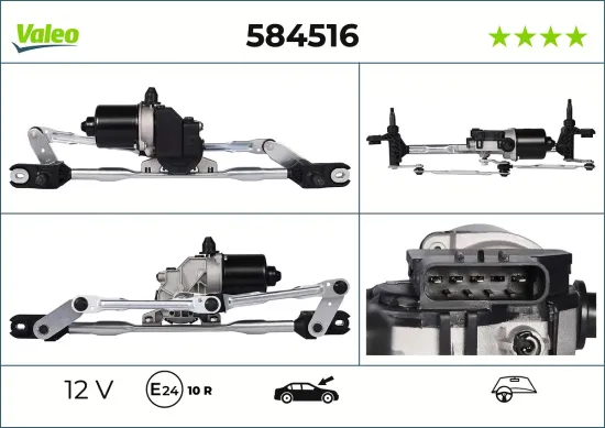 Scheibenreinigungsanlage 12 V vorne VALEO 584516 Bild Scheibenreinigungsanlage 12 V vorne VALEO 584516
