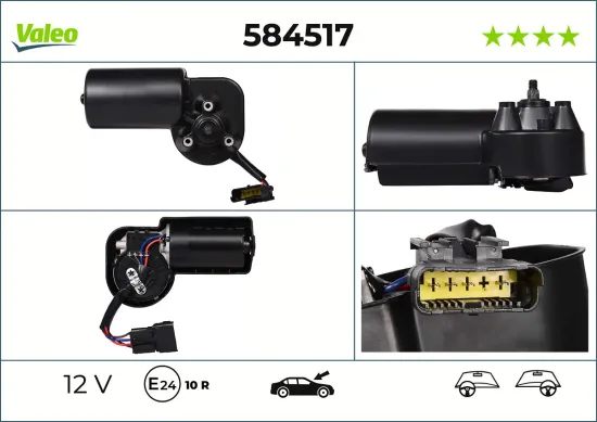 Wischermotor 12 V vorne VALEO 584517 Bild Wischermotor 12 V vorne VALEO 584517