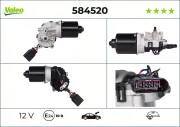 Wischermotor 12 V vorne VALEO 584520