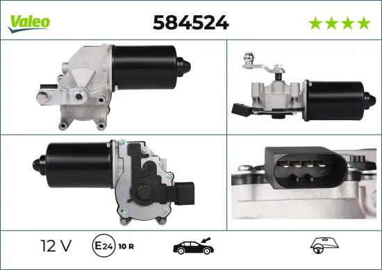 Wischermotor 12 V vorne VALEO 584524 Bild Wischermotor 12 V vorne VALEO 584524