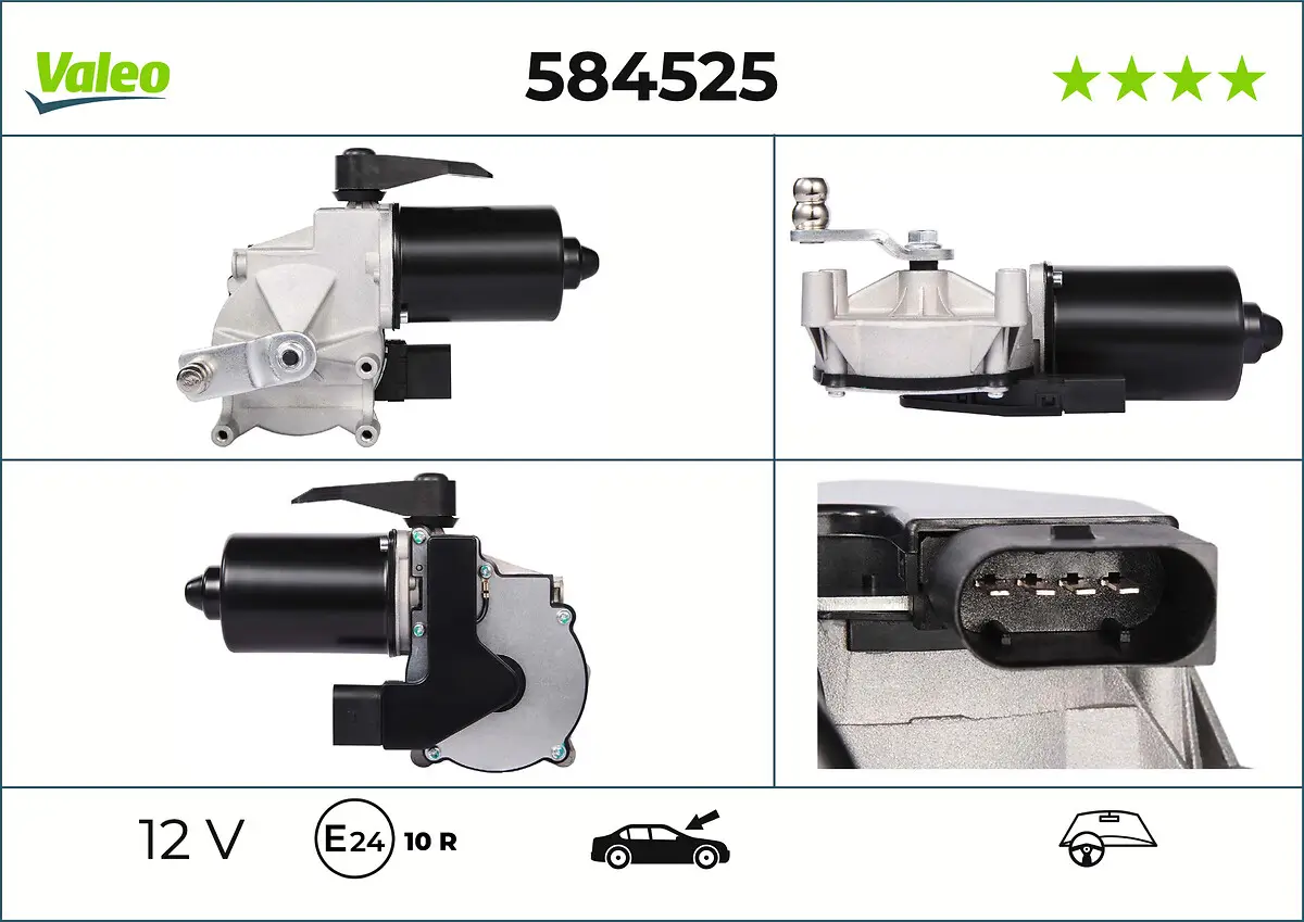 Wischermotor 12 V vorne VALEO 584525