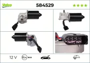 Wischermotor 12 V vorne VALEO 584529