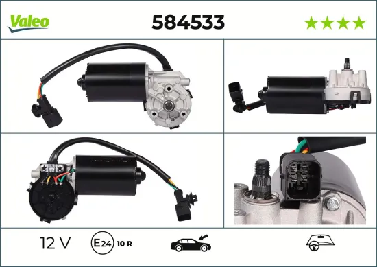 Wischermotor 12 V vorne VALEO 584533 Bild Wischermotor 12 V vorne VALEO 584533