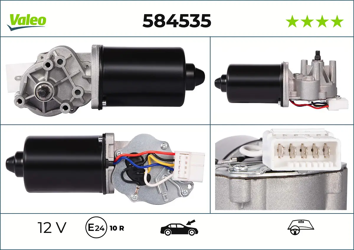 Wischermotor 12 V vorne VALEO 584535