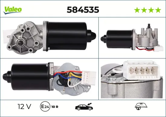Wischermotor 12 V vorne VALEO 584535 Bild Wischermotor 12 V vorne VALEO 584535