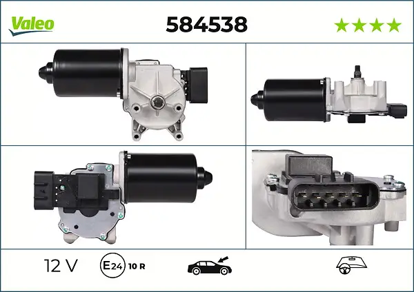 Wischermotor 12 V vorne VALEO 584538