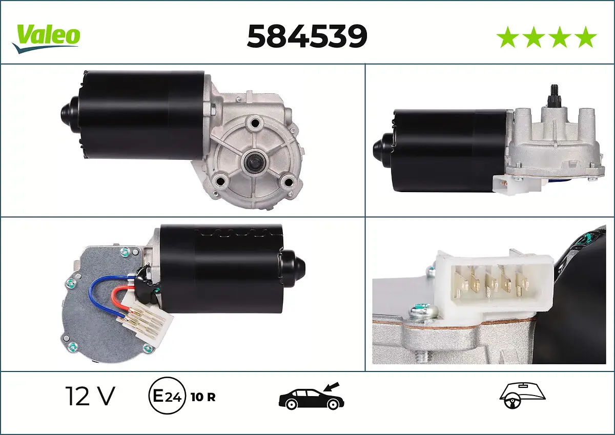 Wischermotor 12 V vorne VALEO 584539