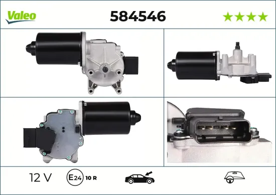 Wischermotor 12 V vorne VALEO 584546 Bild Wischermotor 12 V vorne VALEO 584546