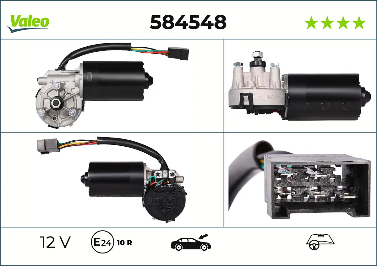 Wischermotor 12 V vorne VALEO 584548