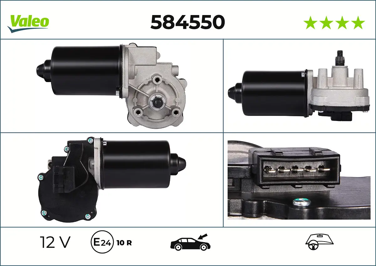 Wischermotor 12 V vorne VALEO 584550
