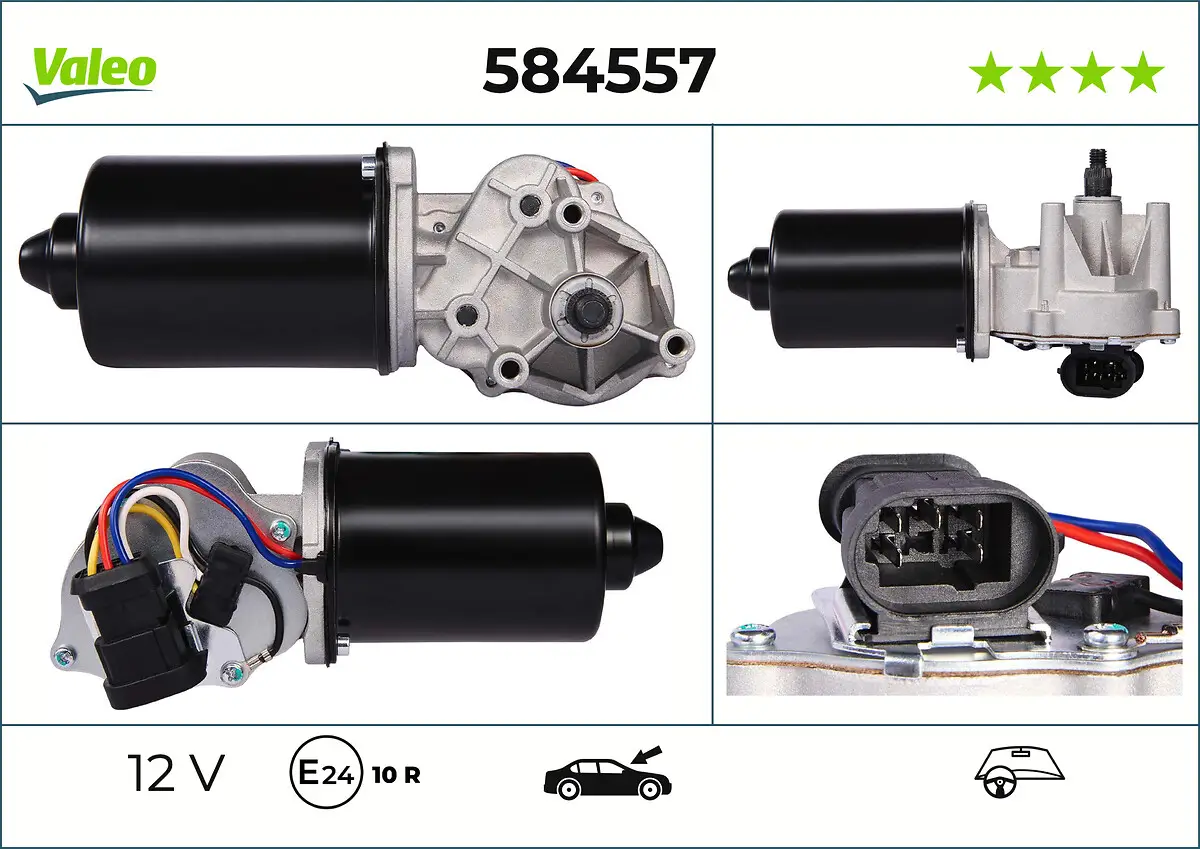 Wischermotor 12 V vorne VALEO 584557