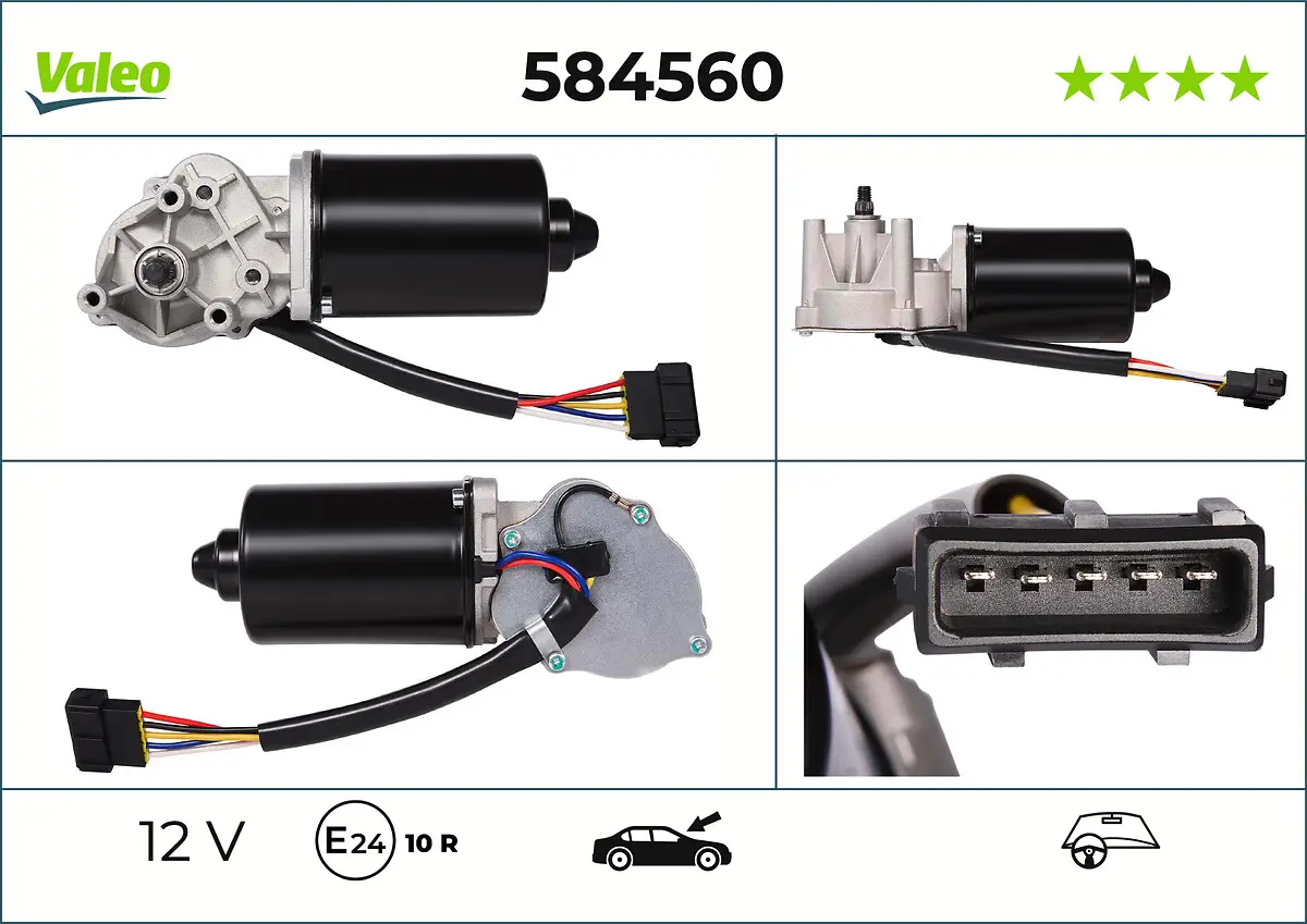 Wischermotor 12 V vorne VALEO 584560
