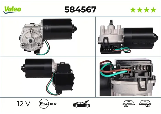 Wischermotor 12 V vorne VALEO 584567 Bild Wischermotor 12 V vorne VALEO 584567