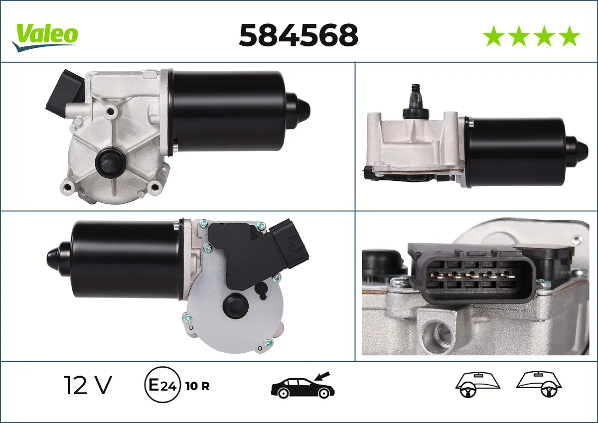 Wischermotor 12 V vorne VALEO 584568