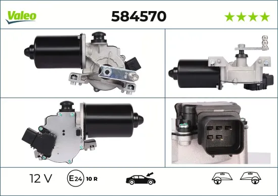 Wischermotor 12 V vorne VALEO 584570 Bild Wischermotor 12 V vorne VALEO 584570