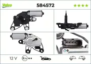 Wischermotor 12 V hinten VALEO 584572