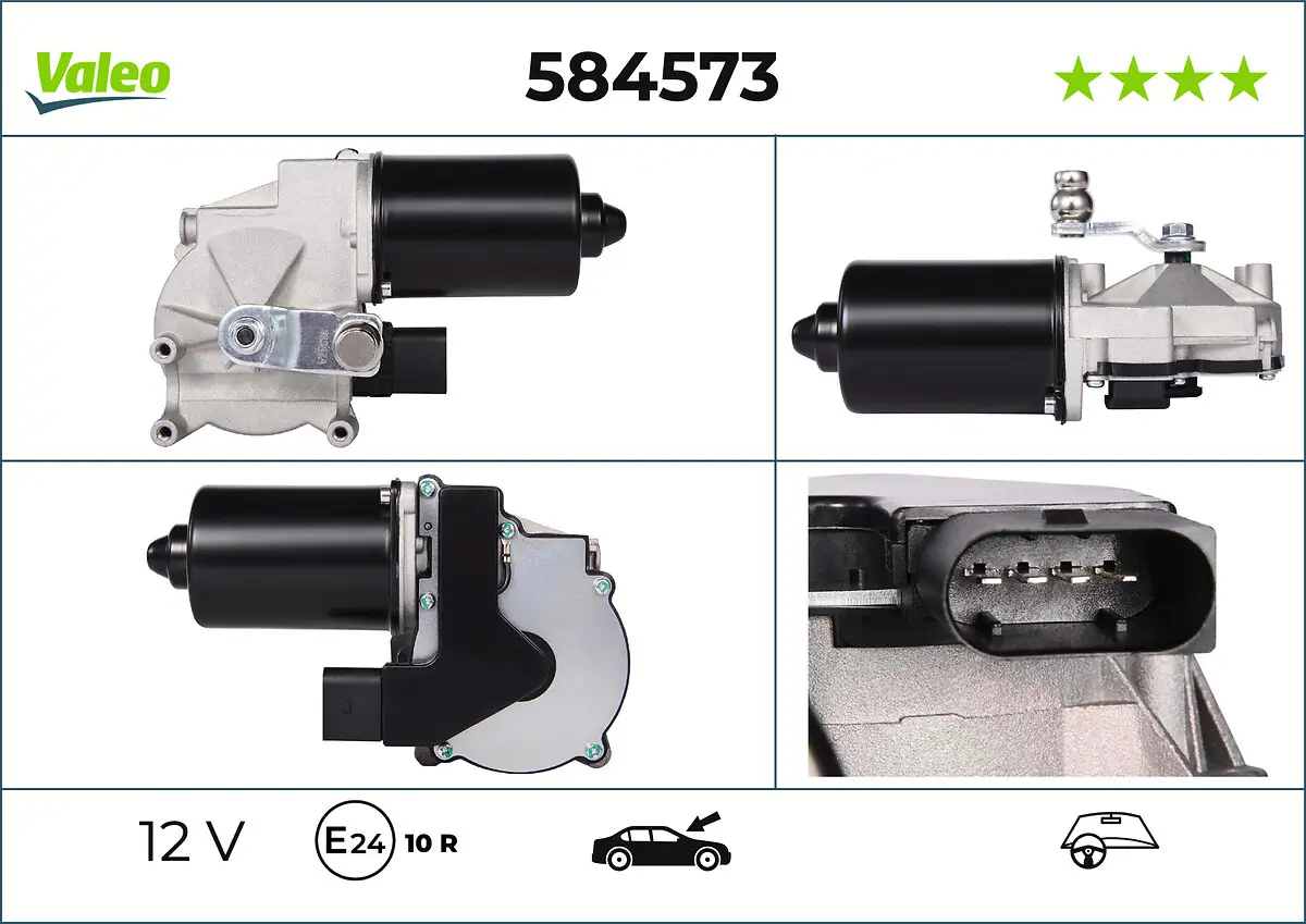 Wischermotor 12 V vorne VALEO 584573