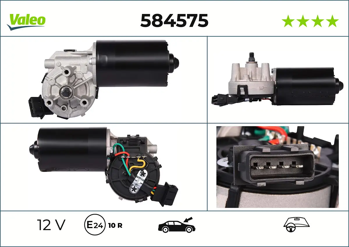 Wischermotor 12 V vorne VALEO 584575