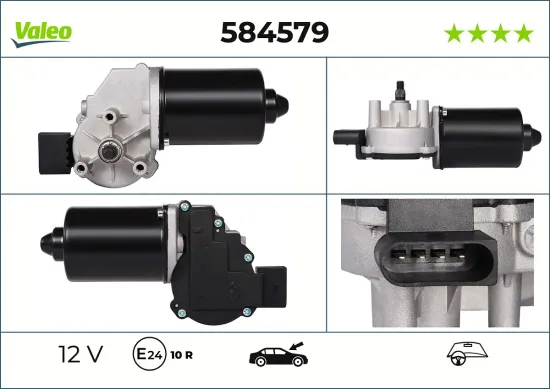 Wischermotor 12 V vorne VALEO 584579 Bild Wischermotor 12 V vorne VALEO 584579