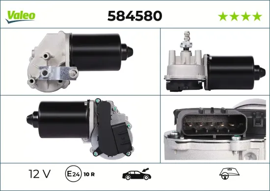 Wischermotor 12 V vorne VALEO 584580 Bild Wischermotor 12 V vorne VALEO 584580