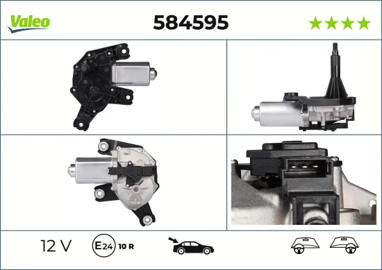 Wischermotor 12 V hinten VALEO 584595 Bild Wischermotor 12 V hinten VALEO 584595