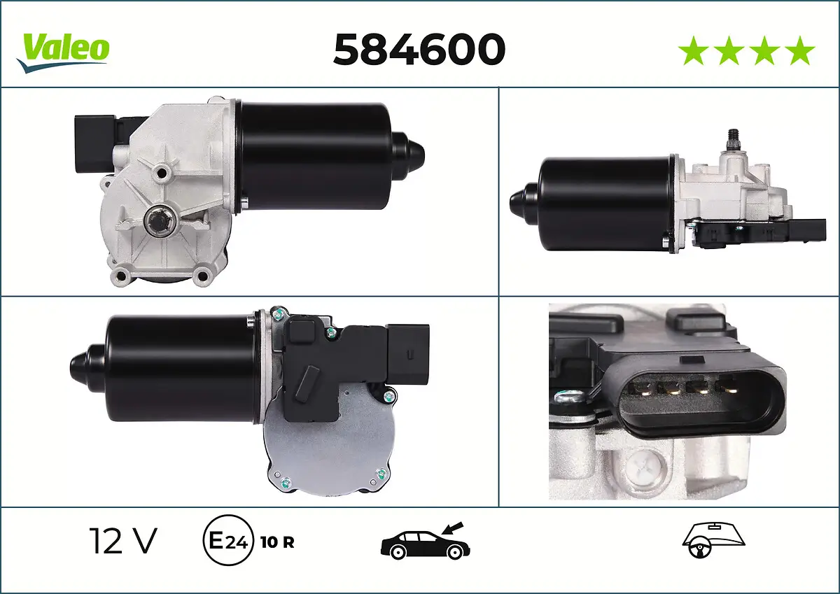 Wischermotor 12 V vorne VALEO 584600