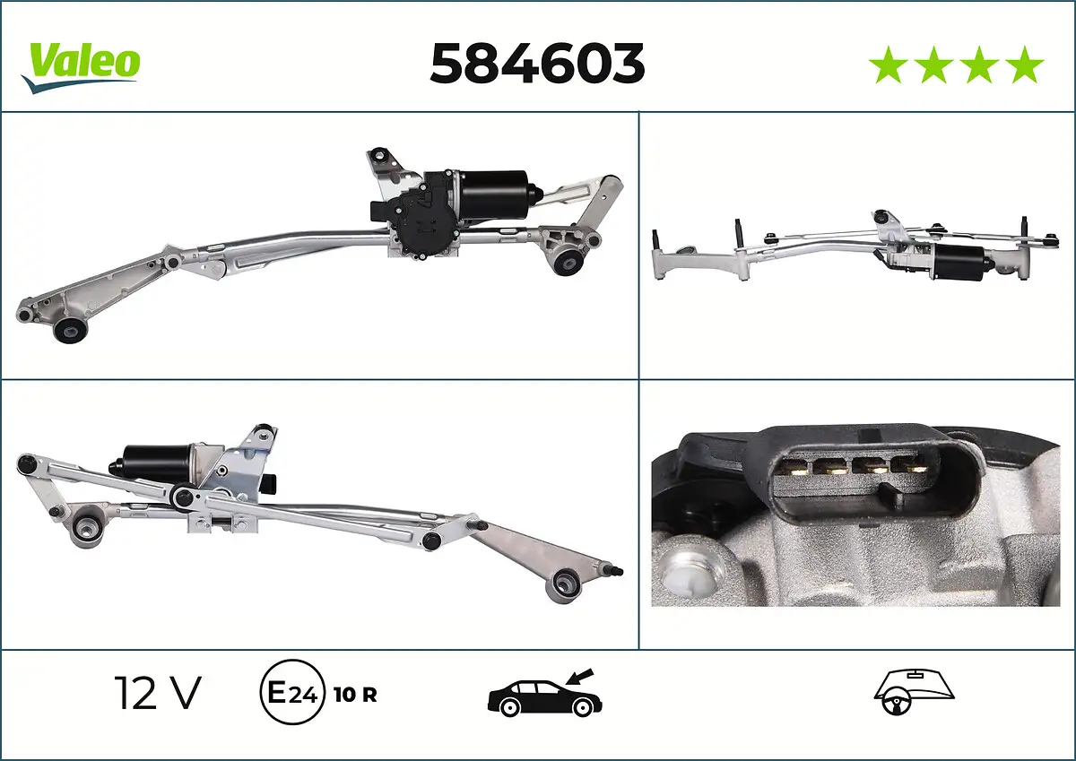 Scheibenreinigungsanlage 12 V vorne VALEO 584603