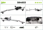 Scheibenreinigungsanlage 12 V vorne VALEO 584603