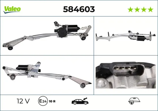 Scheibenreinigungsanlage 12 V vorne VALEO 584603 Bild Scheibenreinigungsanlage 12 V vorne VALEO 584603